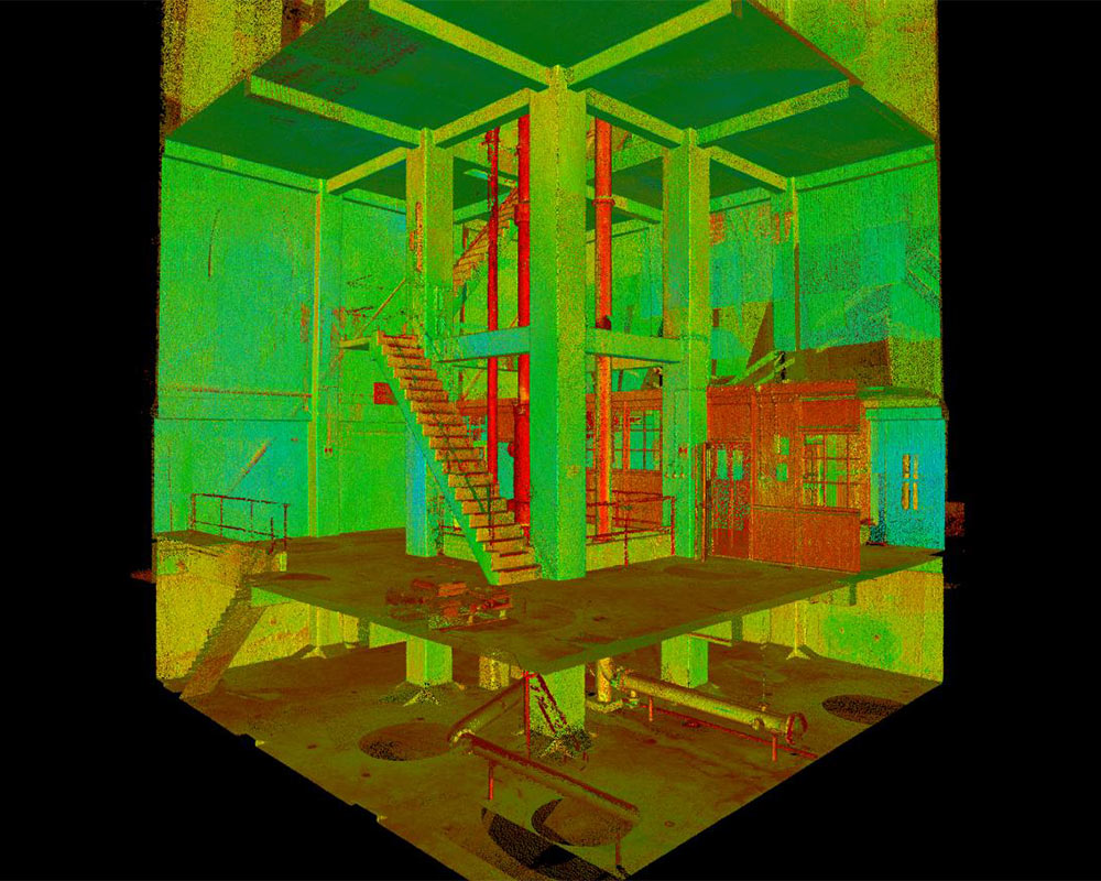 Digitale kopie maken gebouw