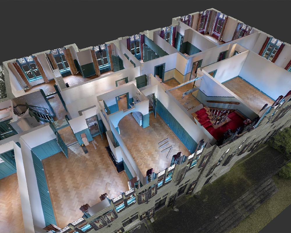 Landgoed de wildbaan 3d laserscanner