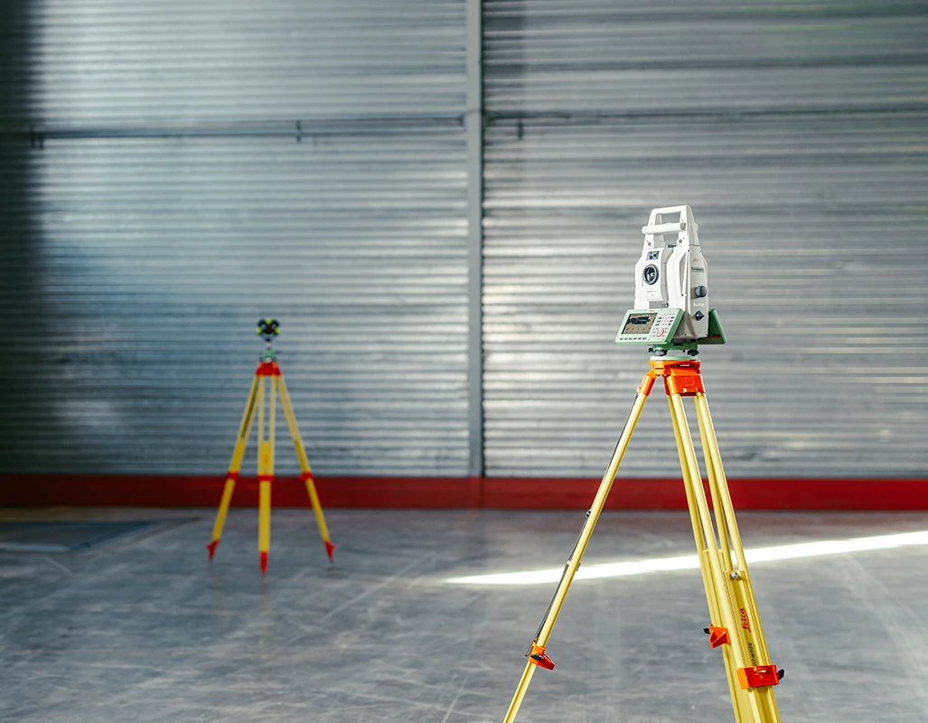 Total station Leica TS60 3d inmeten