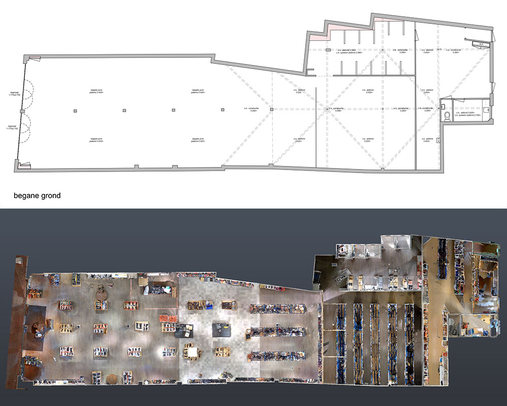 van plattegrond naar 3d ontwerp